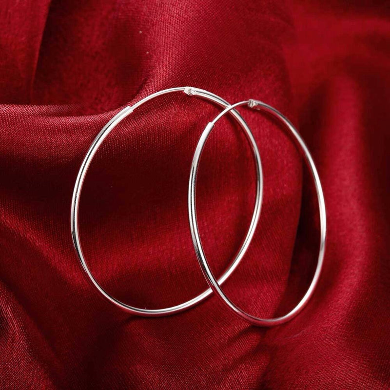 Arracadas de plata Aro Grande
